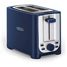 Torradeira Elétrica 2 Fatias com Desligamento Automático, 900W 240W, BELLA , Azul Escuro