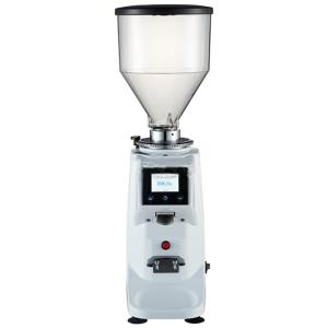 Moedor de Café Elétrico 19 Níveis de Moagem até 1kg Aço Inoxidável, 250W, 110v, HUANYU, Branco