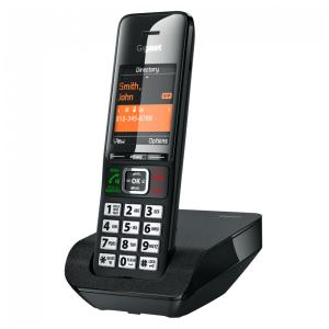Telefone Sem Fio Gigaset Comfort 552 DECT Titânio/Preto 1 Handset com Tela Colorida 2,2", Proteção de Chamadas, Agenda para 200 Contatos