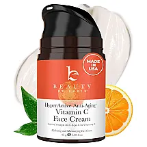 Facial Anti Idade com Vitamina C Dia e Noite para Homens e Mulheres, BEAUTY BY EARTH, Marrom