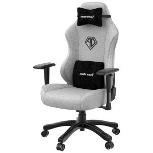 AndaSeat Phantom 3 Cadeira Gamer Reclinável e Ergonômica com Apoio Lombar e Cabeça, Cinza