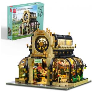 Kit de Construção Jardim Botânico do Rei Molde com 2147 Peças para 12 Anos ou mais, MOULD KING, Dourado