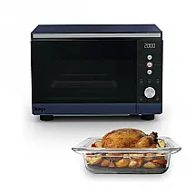Micro-ondas com Air Fryer Ninja Crispi MW101BL1BRN FusionCrisp 14-em-1 Azul Ciberespaço 110V
