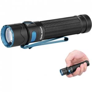 OLIGHT Lanterna 1750LM, Distancia 220 M, com USB, à Prova DÁgua IPX8, Preto