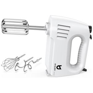 Batedeira de Mão 180 W, Turbo, 5 Acessórios, 110v, UTALENT, Branco
