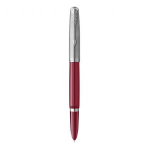 Caneta Tinteiro com Escrita Suave Ponta Média e Estojo, PARKER 2123496, Vermelho