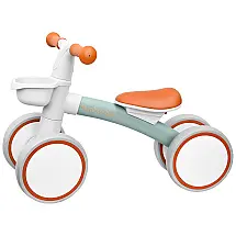 Bicicleta sem Pedal com 4 Rodas para Crianças de 1 a 3 Anos, HUMBLE BEE, Rosa