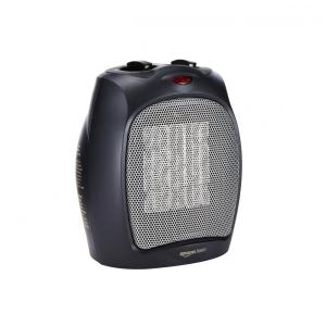 Aquecedor Elétrico Portátil de Cerâmica com termostato, 1500W 110V, Preto