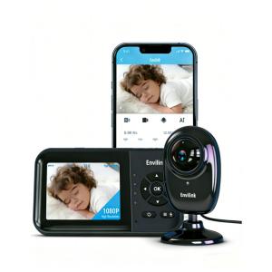 No WiFi Babá Eletrônica Envilink BMSNVI28 Preto Tela 2.8" 1080p Câmera Noturna