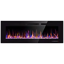 Lareira Elétrica Xbeauty 127x46cm 1500W LED Touch Screen Embutir 110V