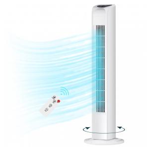 Ventilador de torre oscilante sem lâmina Uthfy com controle remoto, resfriamento silencioso, portátil, ventilador elétrico de piso com 3