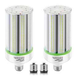Lâmpada Led Base E26, E39 Cor Branca Fria 5000K, 60W, 2 Un, Bivolt, GTAREN, Branco