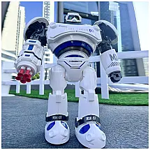 Robô Interativo Programável Inteligente com Controle para Crianças em Idade Pré Escolar, Azul