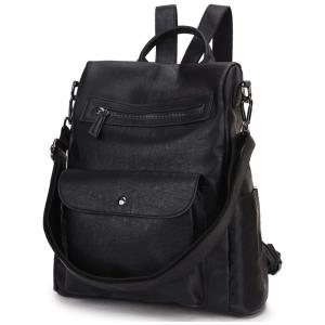 VONXURY Mochila Anti Furto de Couro Vegano Feminina