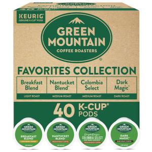 Kcup Green Mountain Café Variados 40u, KEURIG 5000202136, Marrom
