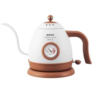 Chaleira Elétrica 0,8L com Termômetro e Desligamento Automático, Aço Inoxidável, 1000W 110V, Bsigo, Branca