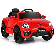 Carro Elétrico Infantil a Bateria 12V 2 Assentos com 3 Velocidades, COSTZON, Vermelho