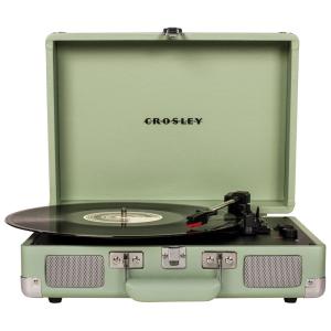 Vitrola Toca-Discos Cruiser Plus, Vintage, 3 Velocidades, Bluetooth, Maleta, CR8005F-MT Crosley, Menta