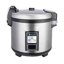 Panela de Arroz Elétrica 5.5L Multifuncional com Desligamento Automático, 1350W, 110v, ONLICUF DRC55, Prateado