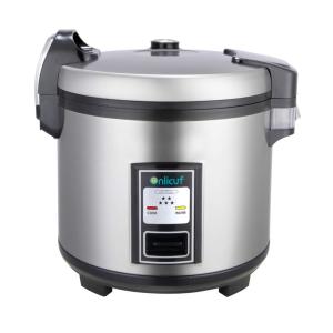Panela de Arroz Elétrica 5.5L Multifuncional com Desligamento Automático, 1350W, 110v, ONLICUF DRC55, Prateado