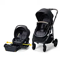 Cadeirinha Safety 1st onBoard Slide 6-em-1 com Sistema de Viagem Cinza Ponto Rochoso