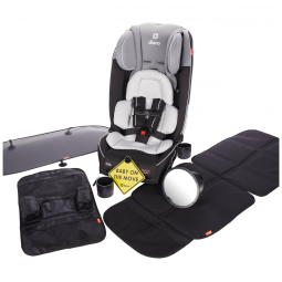 Cadeira de Bebê para Carro 4 em 1 para 10 Anos de Uso com 6 Acessórios, Diono Radian 3RXT, Preta