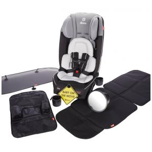 Cadeira de Bebê para Carro 4 em 1 para 10 Anos de Uso com 6 Acessórios, Diono Radian 3RXT, Preta