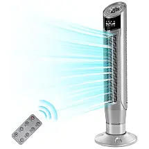 Antarctic Ventilador de Torre com 8 Velocidades, Temporizador e Controle Remoto, 110V