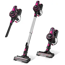 Aspirador de Pó sem Fio com Acessórios Ideal para Pets e Silencioso, 145W, 110v, INSE N5S, Rosa