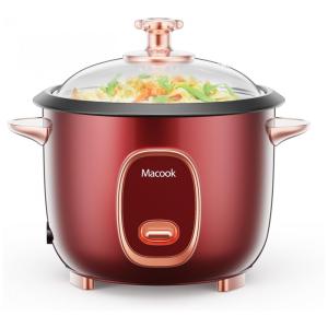 Panela de Arroz 1,5L com Vaporizador e Função de Manter Quente, 110V, Macook MCUS81579, Vermelho