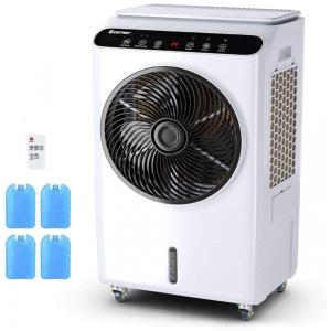 Climatizador, 3 Velocidades, Controle Remoto, 110v, COSTWAY, Branco