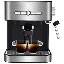 Máquina de Café Expresso Semiautomática com Espumador de Leite, 110V, ADIOLI, Prata