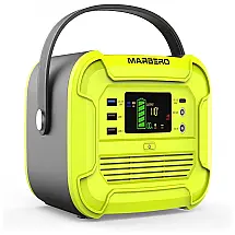 MARBERO Gerador de Energia Solar Portátil 300W 360W com 2 Tomadas AC 110V 297Wh 82500mAh