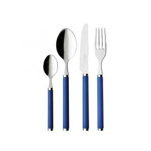 Conjunto de Talheres, Sofisticação e Durabilidade para Sua Casa com 24 Peças e Material de Aço Inoxidável, Villeroy Boch Play, Azul