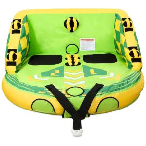 Boia Rebocável Aquática para 2 Pessoas, Amarela, CAREBODA, Amarelo