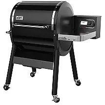 Churrasqueira a Lenha Portátil serve até 16 Pessoas com Painel LED, WEBER 22510201, Preto