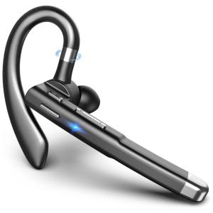 XVV Fone de ouvido sem Fio Headset Bluetooth para Chamadas com Microfone, Preto