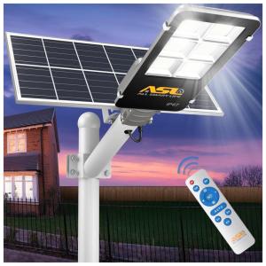 Luminária Externa 96000 Lumens 550W com Controle Remoto, ALLSMARTLIFE solar street light outdoor, Branco