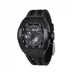 TSAR BOMBA Relógio Masculino Automático Mecânico 50m Resistência à Água Pulseira de Silicone Estilo Único