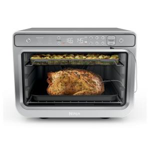 Forno Elétrico de Bancada de Convecção 10 em 1 com Função Air Fryer, Aço Inoxidável, 110V 1800W, Ninja Prestige Smart XL DT551