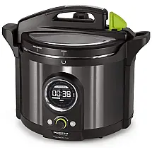 Nacional Panela de Arroz Elétrica 10L Painel Digital, 110v, NATIONAL PRESTO 02143, Preto
