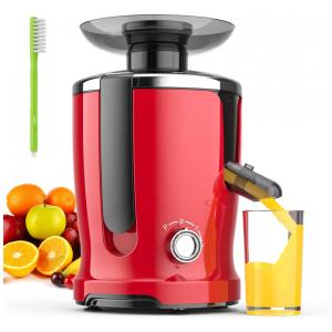 Centrífuga de Frutas com 2 Velocidades, Aço Inoxidável, 600W, 110v, GENERIC, Vermelho