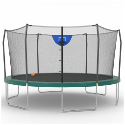 Cama Elastica Capacidade até 125 kg e Tamanho 4 Metros, Skywalker Trampolines, Verde