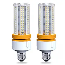 Lâmpada LED 600W 7500 Lumens 5000K Branca com Base E26, 2 Unidades, NEW SUNSHINE, Branco