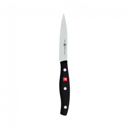 Facas Alemãs ZWILLING Twin Signature: Conjunto Faca do Chef e Faca de Legumes 4" em Aço Inoxidável Preto