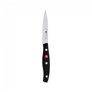 Facas Alemãs ZWILLING Twin Signature: Conjunto Faca do Chef e Faca de Legumes 4" em Aço Inoxidável Preto