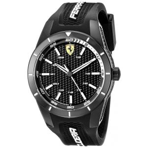 Relógio masculino, analógico de quartzo, FERRARI, Preto