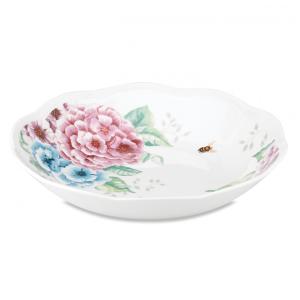 Tigela Elegante e Sofisticada com Capacidade de 591 mL, Material de Porcelana e Formato Redondo, LENOX 849409, Branca Colorida