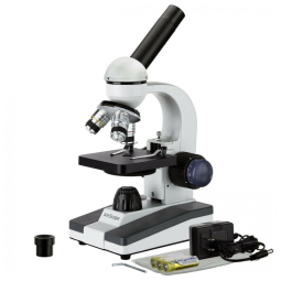 Microscópio Composto Biológico 40X 1000X sem Fio com Lentes de Vidro, 110V, AmScope