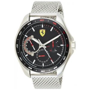 Relógio Masc SPEEDRACER, Quartzo Aço Inox, Resistente 50m, FERRARI 0830684, Prateado